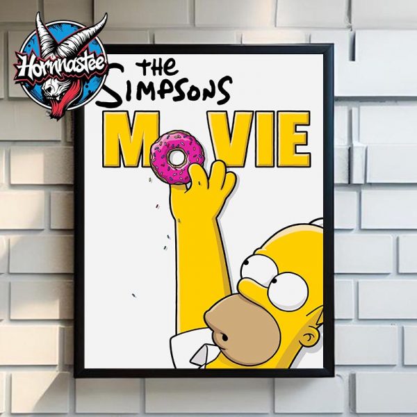 The Simpsons New Movie After 20 Years In Theaters July 23 2027 Poster Home Decor Canvas