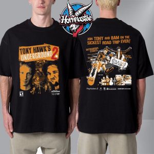 Tony Hawk’s Underground 2 THUG 2 Video Game Activision October 2004 Unisex T Shirt Two Sided