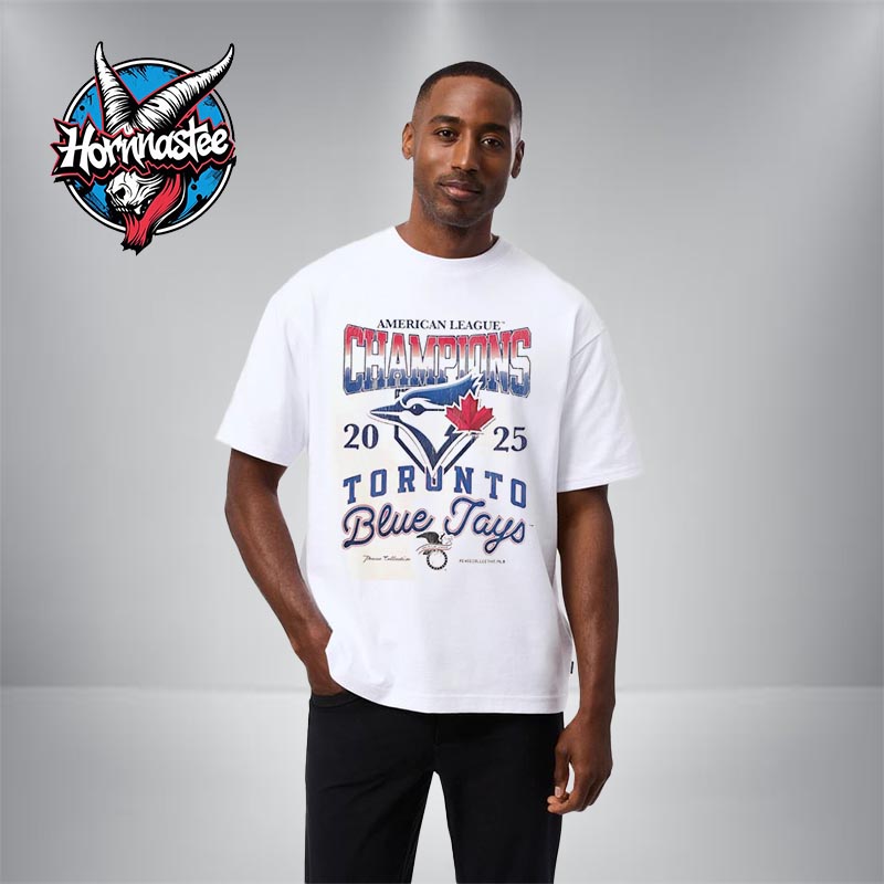 Toronto Blue Jays American League 2025 Champions Logo Baseball Unisex T Shirt Toronto Blue Jays American League 2025 Champions Logo Baseball Unisex T Shirt