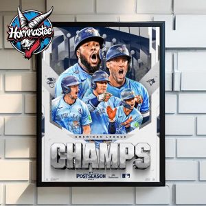 Toronto Blue Jays MLB American League Champions Postseason 2025 Poster Canvas Decor