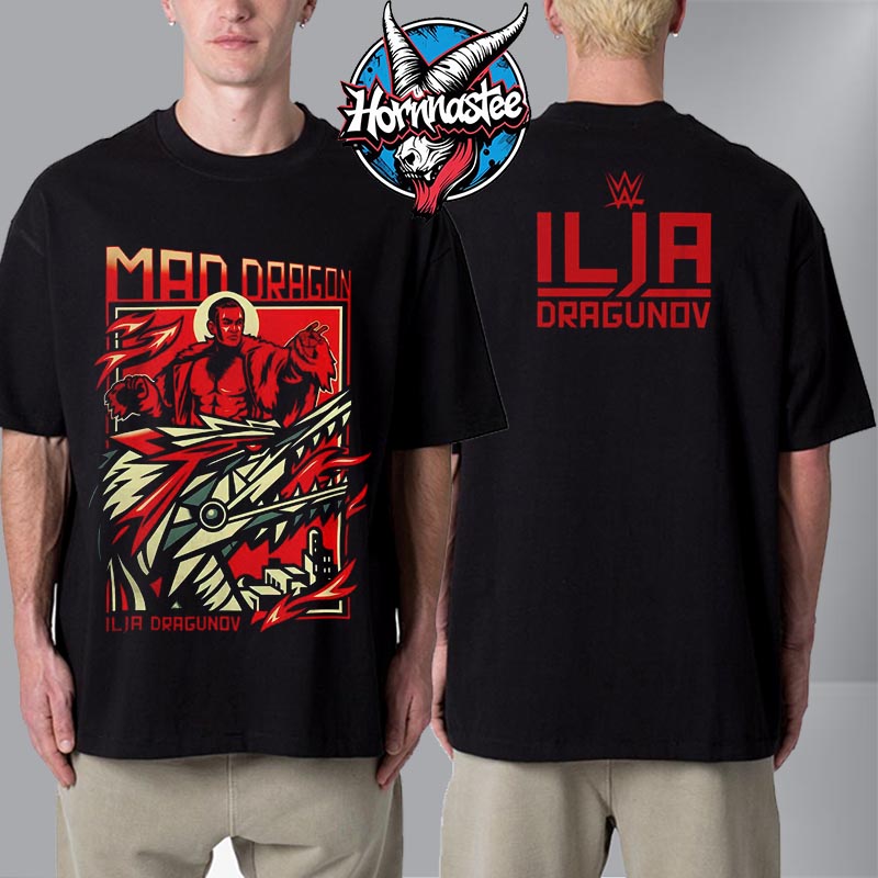 WWE Ilja Dragunov Moscow Maestro Unisex T Shirt Two Sided WWE Ilja Dragunov Moscow Maestro Unisex T Shirt Two Sided