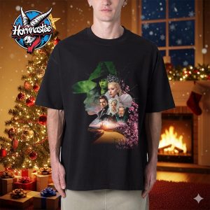 Wicked For Good New Poster In Theaters On November 21 2025 Unisex T Shirt