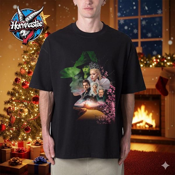 Wicked For Good New Poster In Theaters On November 21 2025 Unisex T Shirt