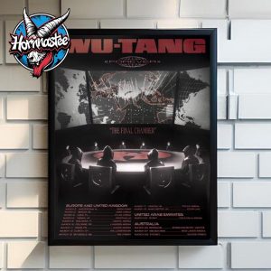 Wu Tang Clan The Final Chamber 2026 Schedule Cities Tour Dates Poster Canvas Decor Wu Tang Clan The Final Chamber 2026 Schedule Cities Tour Dates Poster Canvas Decor