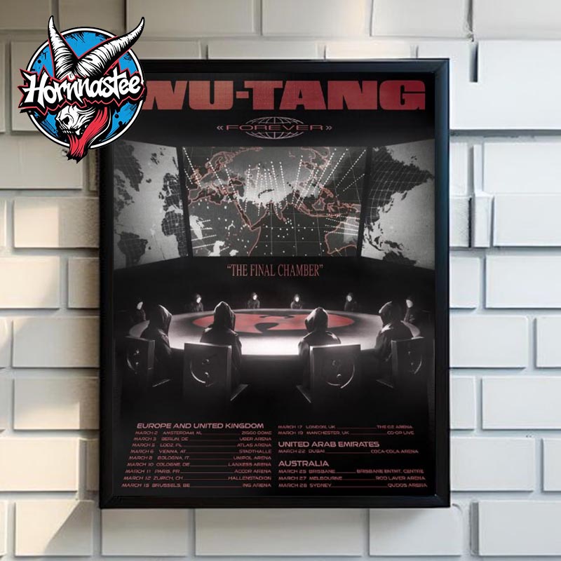 Wu Tang Clan The Final Chamber 2026 Schedule Cities Tour Dates Poster Canvas Decor Wu Tang Clan The Final Chamber 2026 Schedule Cities Tour Dates Poster Canvas Decor