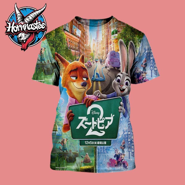Zootopia 2 New Official Japan Poster In theaters On November 26 2025 All Over Print Shirt Zootopia 2 New Official Japan Poster In theaters On November 26 2025 All Over Print Shirt