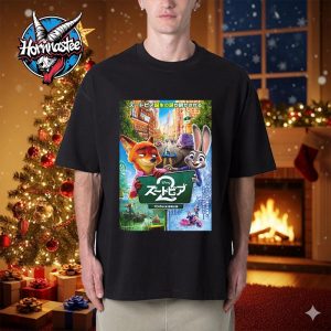 Zootopia 2 New Official Japan Poster In theaters On November 26 2025 Unisex T Shirt Zootopia 2 New Official Japan Poster In theaters On November 26 2025 Unisex T Shirt