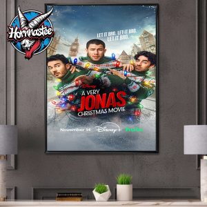 A Very Jonas Christmas Movie Premieres On November 14 2025 Poster Canvas Decor
