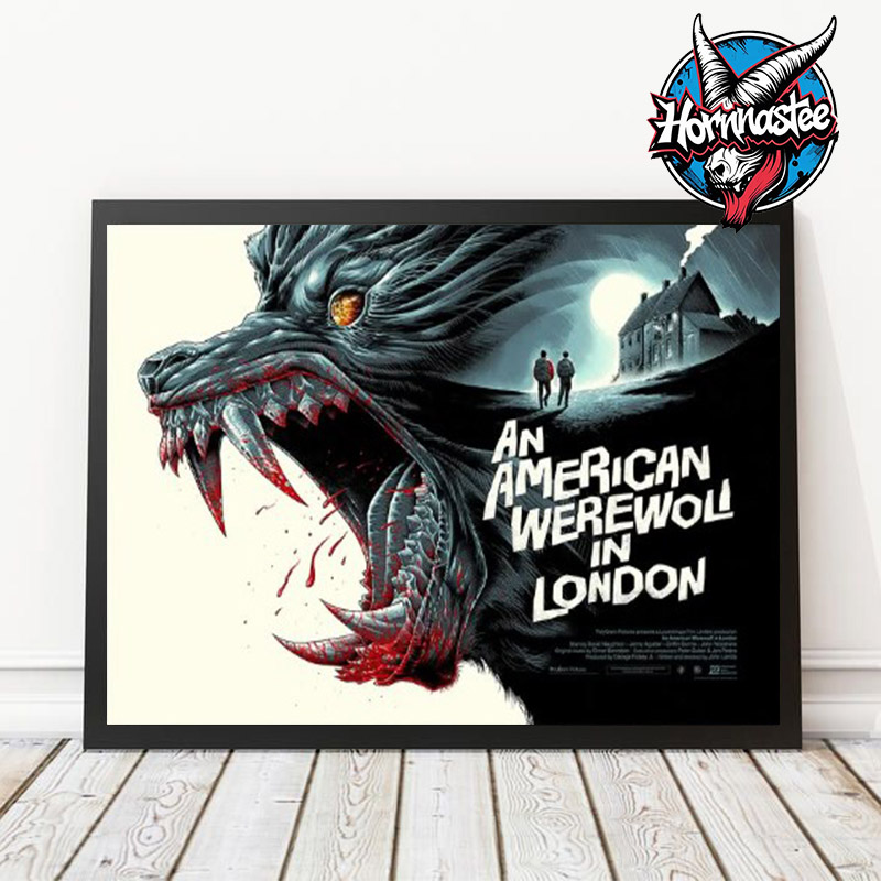 An American Werewolf In London Halloween Poster Art By Luke Preece Poster Home Decor Canvas Horizontal An American Werewolf In London Halloween Poster Art By Luke Preece Poster Home Decor Canvas Horizontal