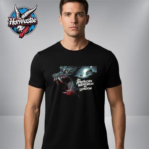 An American Werewolf In London Halloween Poster Art By Luke Preece Unisex T Shirt