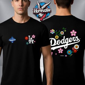 Fanatics x Takashi Murakami x Los Angeles Dodgers World Series 2025 Champions Unisex T Shirt Two Sided