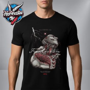 Frankenstein 2025 Netflix Film By Guillermo Del Toro Art By Mike Sandoval Unisex T Shirt
