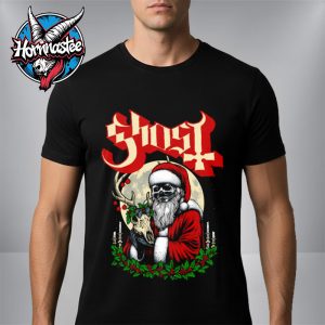 Ghost Band Father Christmas Skeleton Santa Claus Unisex T Shirt