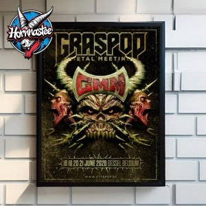 Graspop Metal Meeting Festival June 2026 Line Up For Show Poster Canvas Decor