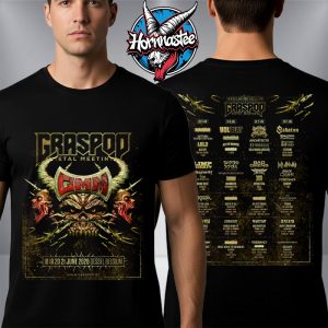 Graspop Metal Meeting Festival June 2026 Line Up For Show Unisex T Shirt Two Sided