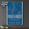 Guns N Roses Brasilia Brazil Venue Poster At Arena Mane Garrincha On November 2 2025 Brazil Poster Canvas Decor