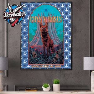 Guns N Roses Brasilia Brazil Venue Poster At Arena Mane Garrincha On November 2 2025 Brazil Poster Canvas Decor