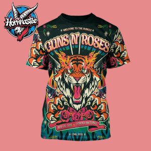 Guns N Roses Lima Peru Event Poster At Estadio Nacional On November 5 2025 Welcome To The Jungle Poster Fanart All Over Print Shirt