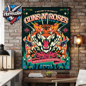 Guns N Roses Lima Peru Event Poster At Estadio Nacional On November 5 2025 Welcome To The Jungle Poster Fanart Poster Canvas Decor