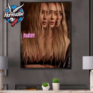 Hilary Duff New Single Mature Cover Art Poster Canvas Decor