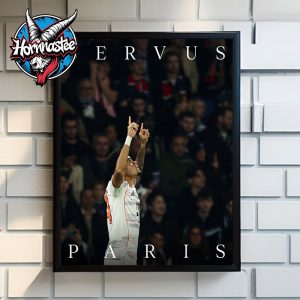 Kingsley Coman Bayern Muchen UCL Nights Servus Paris Poster Canvas Decor