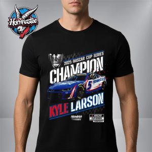 Kyle Larson Hendrick Motorsports Team Collection 2025 NASCAR Cup Series Champion Unisex T Shirt