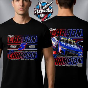 Kyle Larson Hendrick Motorsports Team Wins 2X NASCAR Cup Series Champion Car 2021 2025 Unisex T Shirt Two Sided