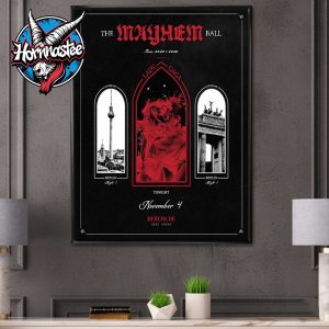 Lady Gaga The Mayhem Ball Tour 2025 26 Berlin Night 1 At Uber Arena On November 4 2025 In Berlin DE Poster Canvas Decor