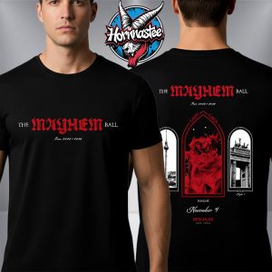 Lady Gaga The Mayhem Ball Tour 2025 26 Berlin Night 1 At Uber Arena On November 4 2025 In Berlin DE Unisex T Shirt Two Sided