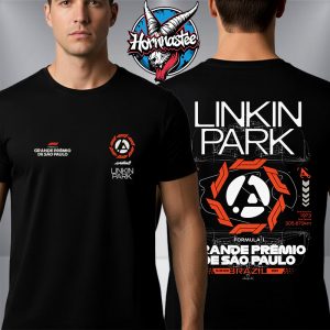 Linkin Park x Formula 1 Sao Paulo Pop Up Exclusive Tee Grande Premio De Sao Paulo Unisex T Shirt Two Sided