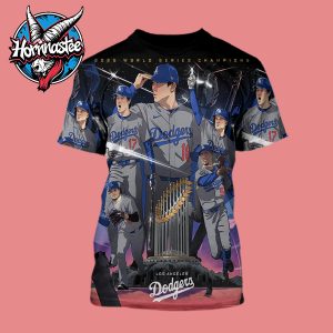 Los Angeles Dodgers 2025 World Series Champions House Of Champion Anime Art All Over Print Shirt