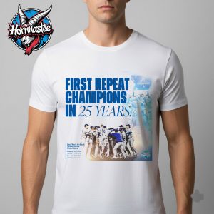 Los Angeles Dodgers Back To Back World Series Champions 2025 First Repeat Champions In 25 Years Unisex T Shirt