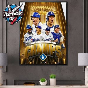 Los Angeles Dodgers MLB The Champion World Series Champions 2025 Poster Canvas Decor