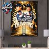 MLB Los Angeles Dodgers Back To Back Wins World Series 2025 Champions Poster Canvas Decor
