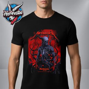 Metallica M72 Melbourne Australia Pop Up Shop Exclusive Poster At Marvel Stadium On November 8 2025 Unisex T Shirt