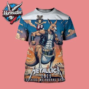 Metallica M72 World Tour Live In Australia M72 Adelaide M72 Melbourne M72 Sydney All Over Print Shirt