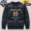 Metallica x Oregon Ducks Metal Band Music Graphic Metallica x NCAA Ugly Christmas Sweater