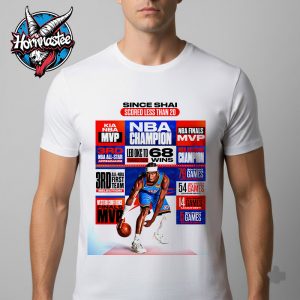 Shai Gilgeous Alexander OKC Thunder Wins All Achievements Career Unisex T Shirt