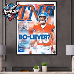 TNF On Prime The Mile High Edition NFL Raiders vs Broncos Poster Canvas Decor