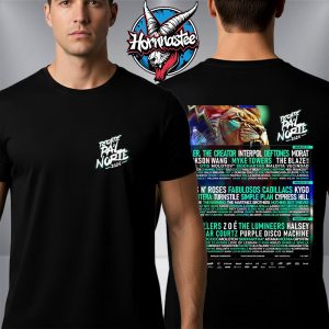 Tecate Pa’l Norte 2026 Festival Poster Line Up Artis Unisex T Shirt Two Sided