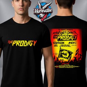 The Prodigy Warriors Dance 2026 Show Schedule Cities Dates Unisex T Shirt Two Sided