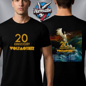Wolfmother 20 Year Anniversary Performing The Debut Album In Full First Album In The USA In 2026 Schedule Tour Dates Unisex T Shirt Two Sided